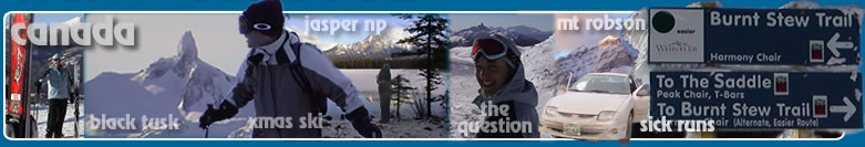 The Rockies and Whistler Mountain
