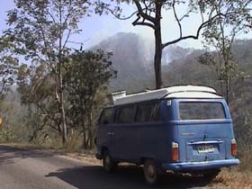 Nearing the Bush Fire in the Atherton Tablelands