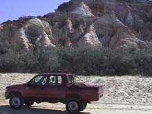 Outside the Pinnacles Sand Structure