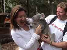 Jono & Maz at the Billabong Sanctuary