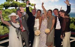 My Mum & Dad, Me, Holly, Holly's Mum. Deb, Jono & Marrianne