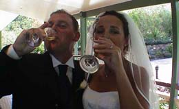 The drinking begins