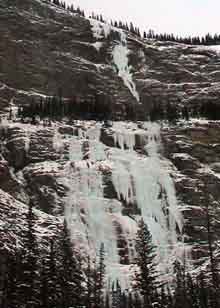 Spectacular IceFalls by the side of the road