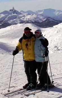 On a day's skiing with Marty
